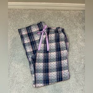 Victoria's Secret Plaid Polka Dot Pajama Pants, size Small
